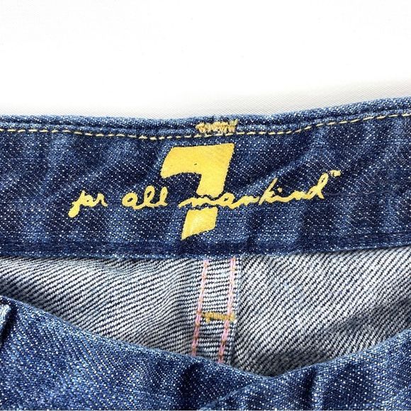 7 For All Mankind pink stitching A pocket bootcut flare jeans EUC U13006… - Picture 8 of 10